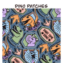 Load image into Gallery viewer, Dungarees- Dino patches- various sizes
