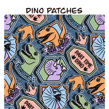 Load image into Gallery viewer, Dungarees- Dino patches- various sizes
